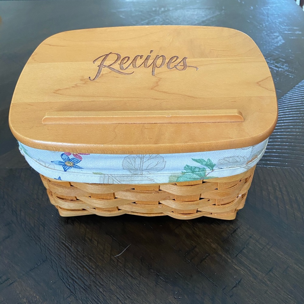 Longaberger Small Recipe Basket Set